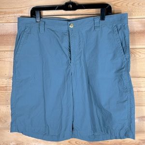 Columbia Men's 100% Cotton Shorts, Color is Slate Blue Size 36, 20" inseam